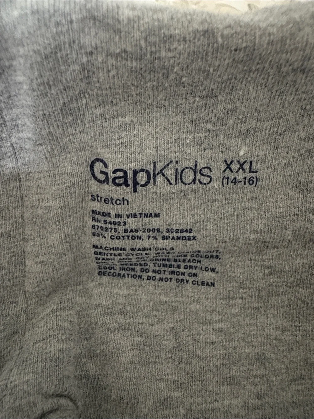Gap Kids Gray Fold-Over Waist Flare Lounge Pants